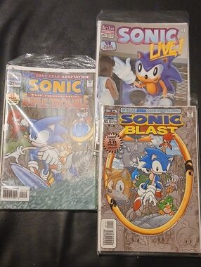 Sonic Comic Book Collection - Blue Covers (Archie)